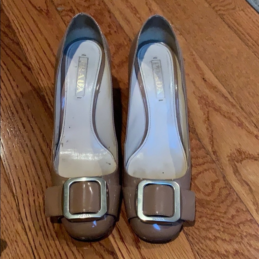 Vintage Nude Prada Heels